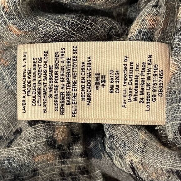 Free People All The Right Ruffles Blue Romper Sz S - Picture 9 of 15